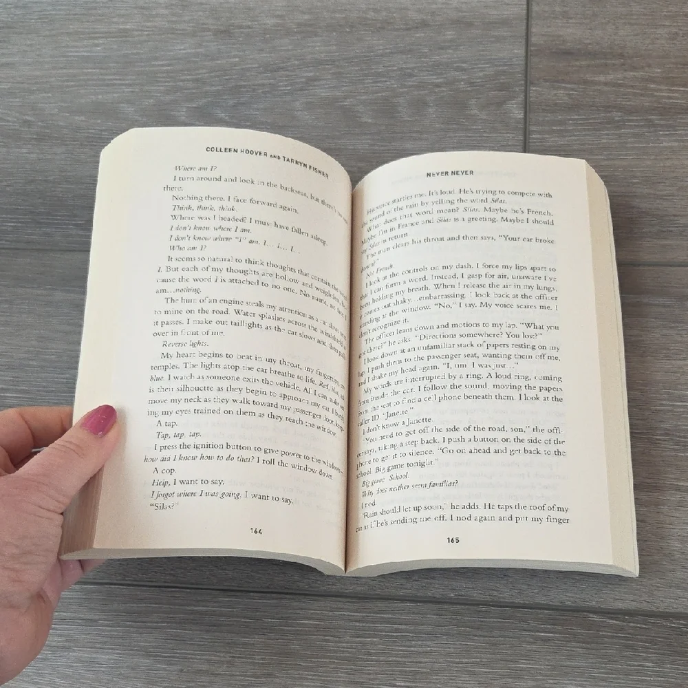Never Never by Colleen Hoover and Tarryn Fisher Paperback Book - Picture 3 of 3